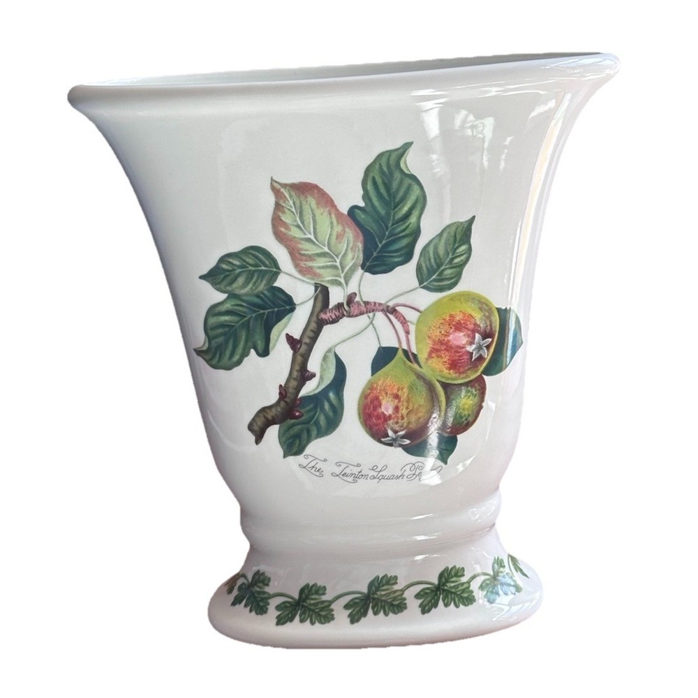 Portmeirion Pomona Teinton Squash Pear 7" Oval Versailles‎ Vase Discontinued